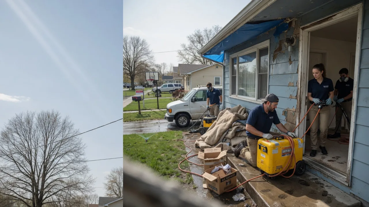 Basement Flood Cleanup in Mapleton, KS near me